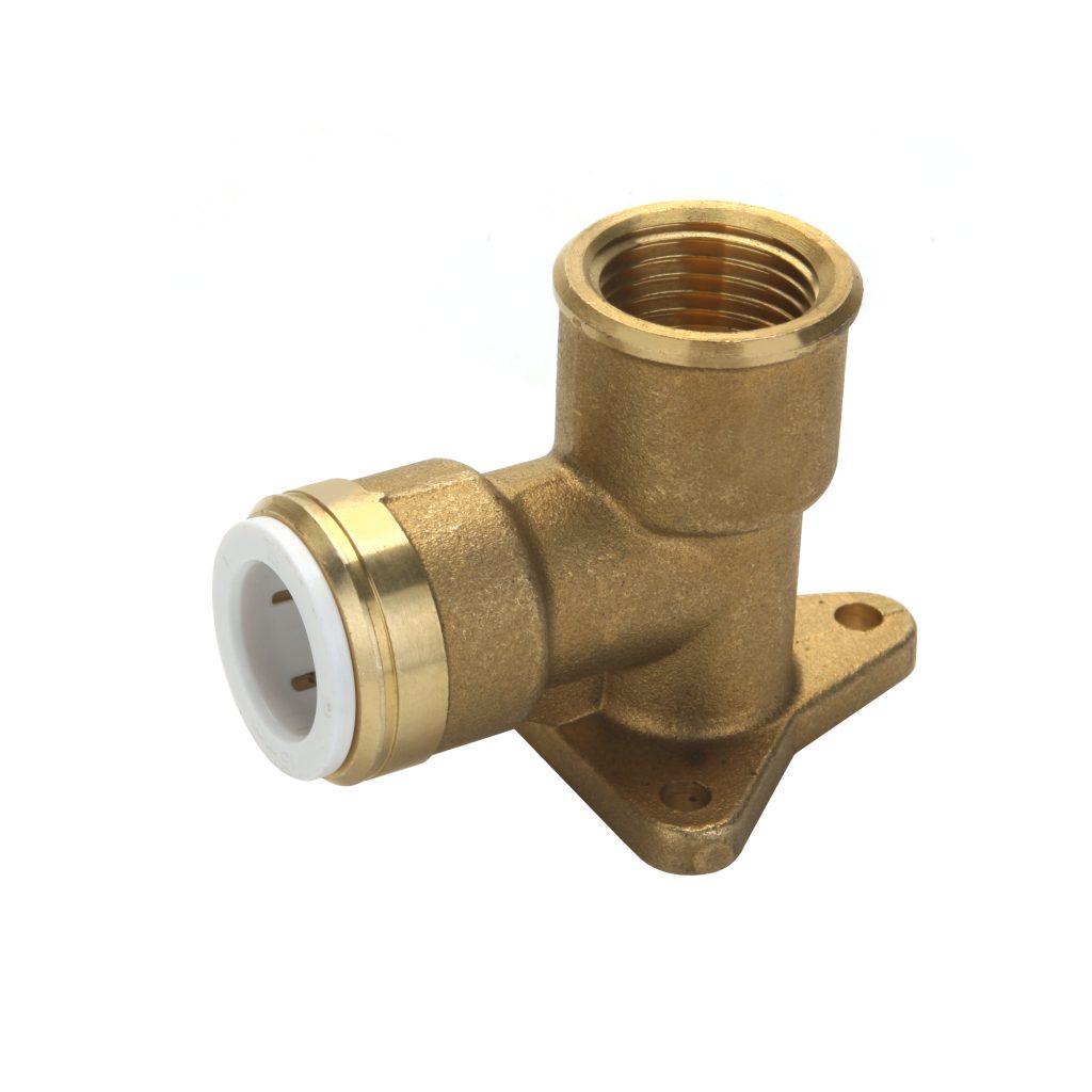 Brass Back Plate Elbow Fluidconnections.co.uk